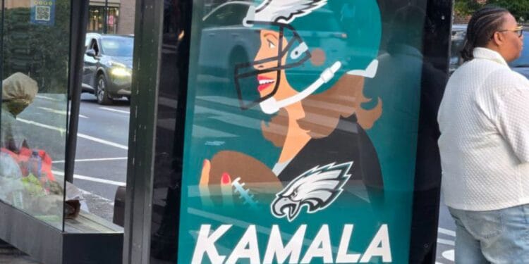 Philadelphia Eagles Issue Statement After Team-Branded ‘Kamala’ Ads Are Spotted Around the City