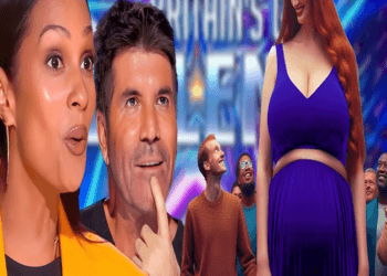 Giant Girl Startled And Jumped Up Winning The Golden Buzzer At Britain’s Got Talent 2024