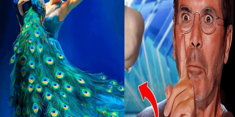 “AGT Spectacle: Woman and Peacock Fusion Leaves Judges in Awe”