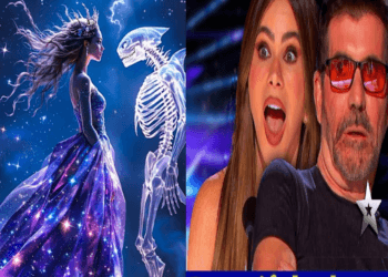 “Magical Fusion: Princess Combines with Bone Shark in Dazzling Act”