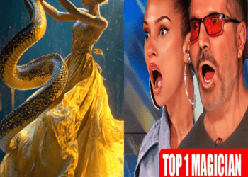 “A Shocking Fusion: Woman and Snake Become One in Captivating AGT Routine”