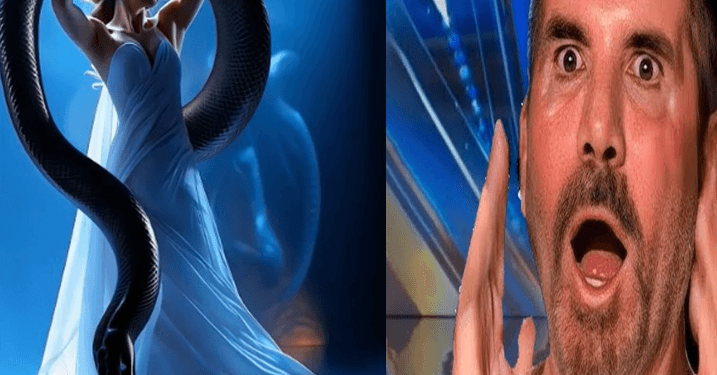 “Serpent Majesty: Woman’s Snake Fusion Shocks AGT 2024 Crowd”