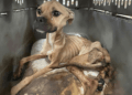 “A Heartbreaking Rescue: A Starving Dog Left Only With Her Bones and Her Will to Live”