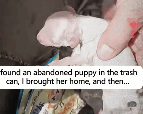 I found an abandoned puppy in the trash can, I brought her home and then_part2